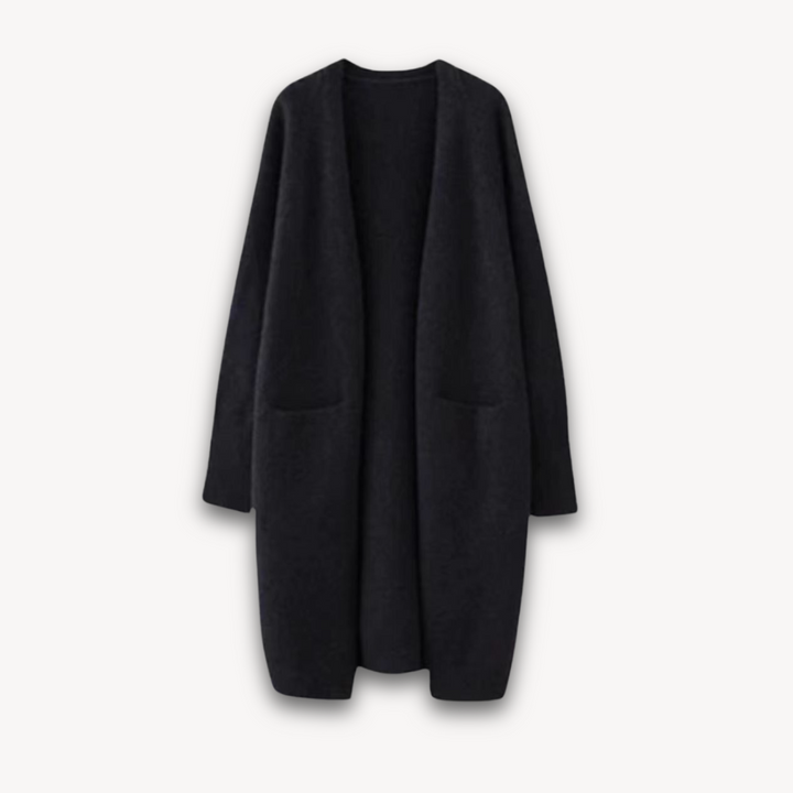 Casual women's open-front cardigan, lightweight and breathable for summer fashion.