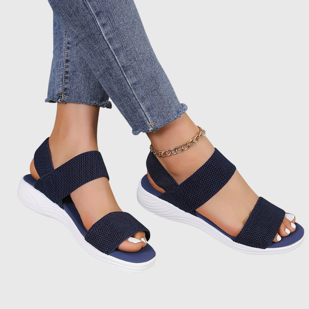 Comfortable women's sandals with arch support, perfect for summer & foot relief.