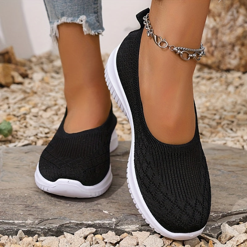 Versatile women's slip-on walking sneakers. Lightweight for all-day comfort, ideal for casual & athletic use.