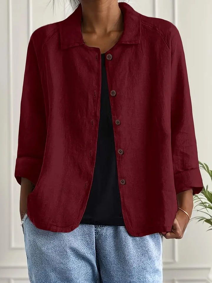 Women's lightweight everyday shirt cardigan, perfect for versatile layering & summer comfort.