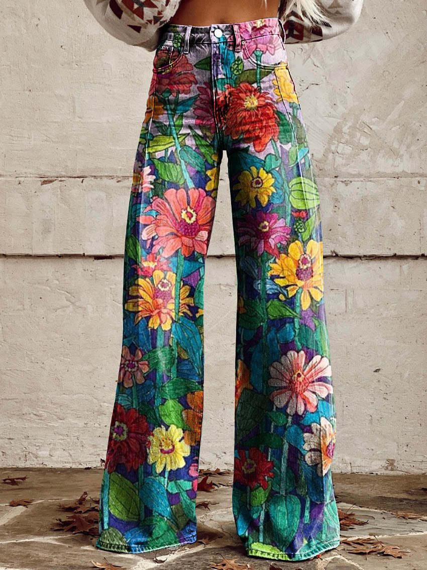 Women's casual baggy jeans, featuring a long, relaxed fit for ultimate comfort & style.