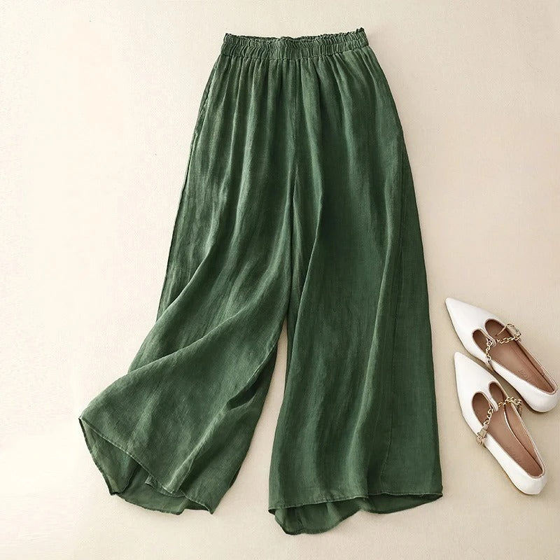 Casual straight leg women's loose pants, ideal for spring & summer comfort with a relaxed fit & versatile fashion.