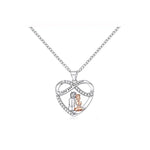 Love You Forever Heart Necklace 【Without Card】
