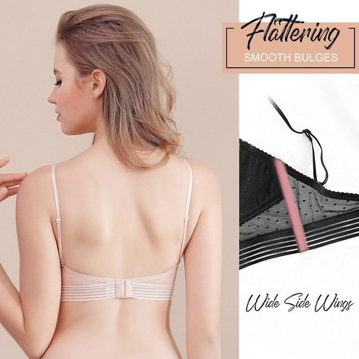 Seamless low back lifting bra for women, ideal for comfortable daily wear and backless tops
