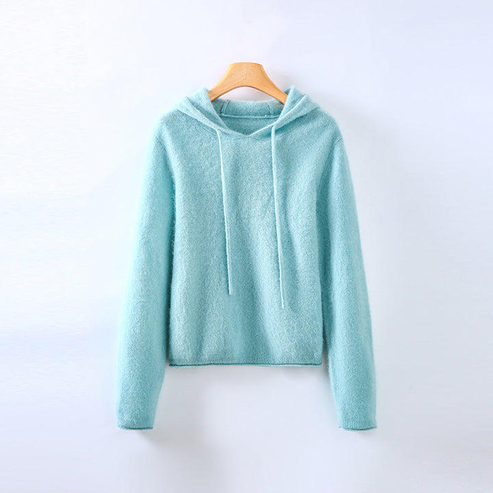 Stylish women's comfort pullover hoodie. Ultra-soft fabric for casual chic and everyday luxury wear.