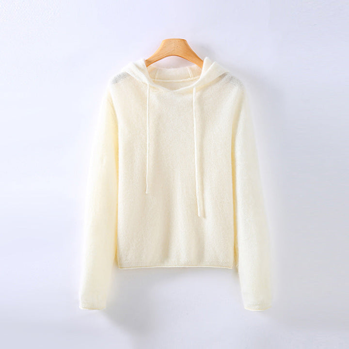 Womens luxurious soft comfort hoodie, a chic pullover for everyday luxury, fall fashion & cozy winter layers.