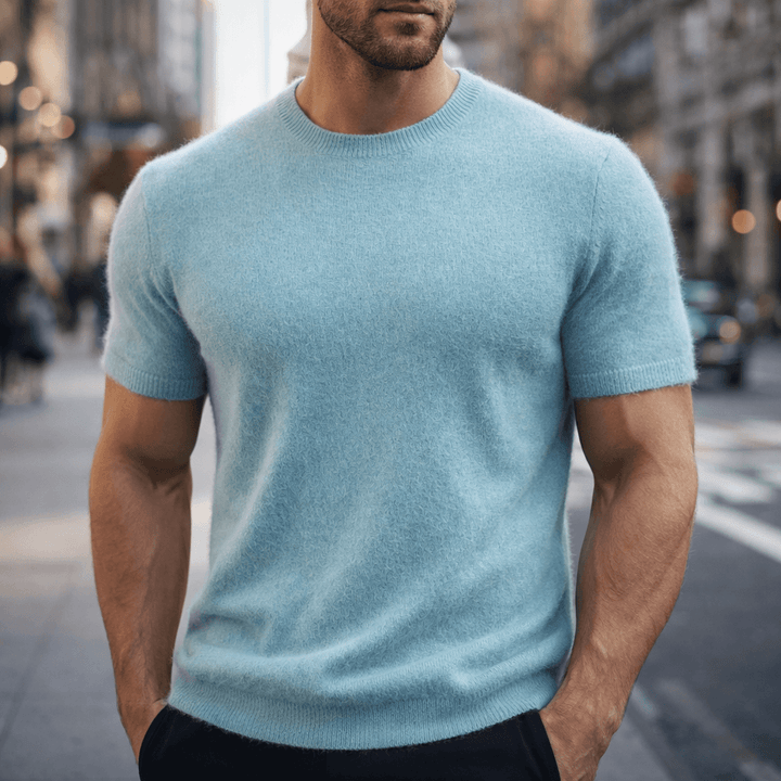 Elegant women's t-shirt, a luxuriously soft short sleeve top perfect for any casual occasion.