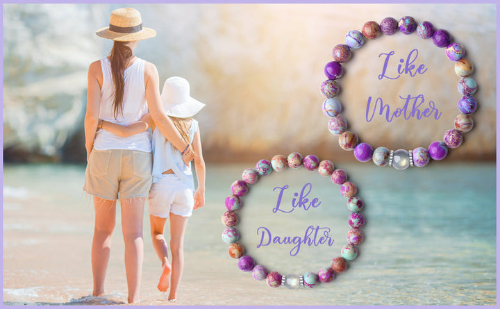 Gift-ready women's gemstone jewelry: moonstone & jasper healing energy bracelet
