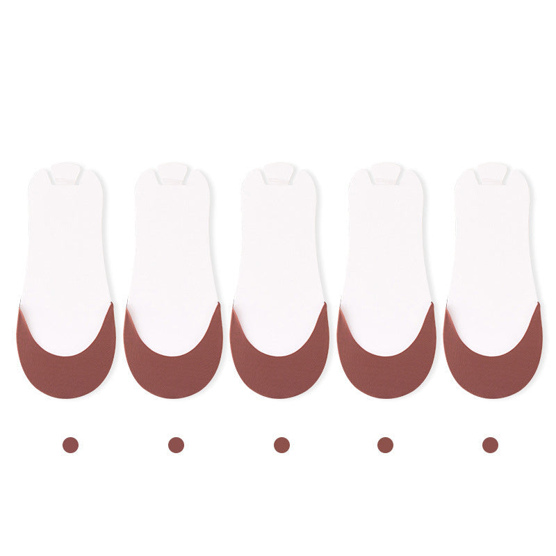 Women's no-show toe toppers, a hygiene accessory for summer footwear and sandals
