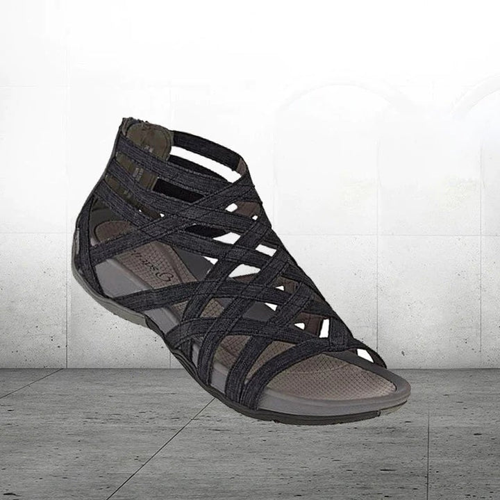 Summer-ready open-toe sandals for women, featuring orthopedic arch support.