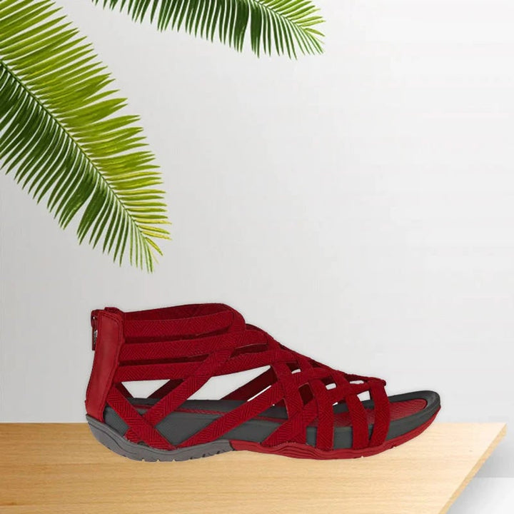 Women's slip-on summer sandals, orthopedic design for daily arch support.