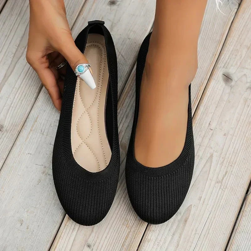 Women's orthopedic comfort ballerinas for all-day support, perfect for foot health & pain relief.
