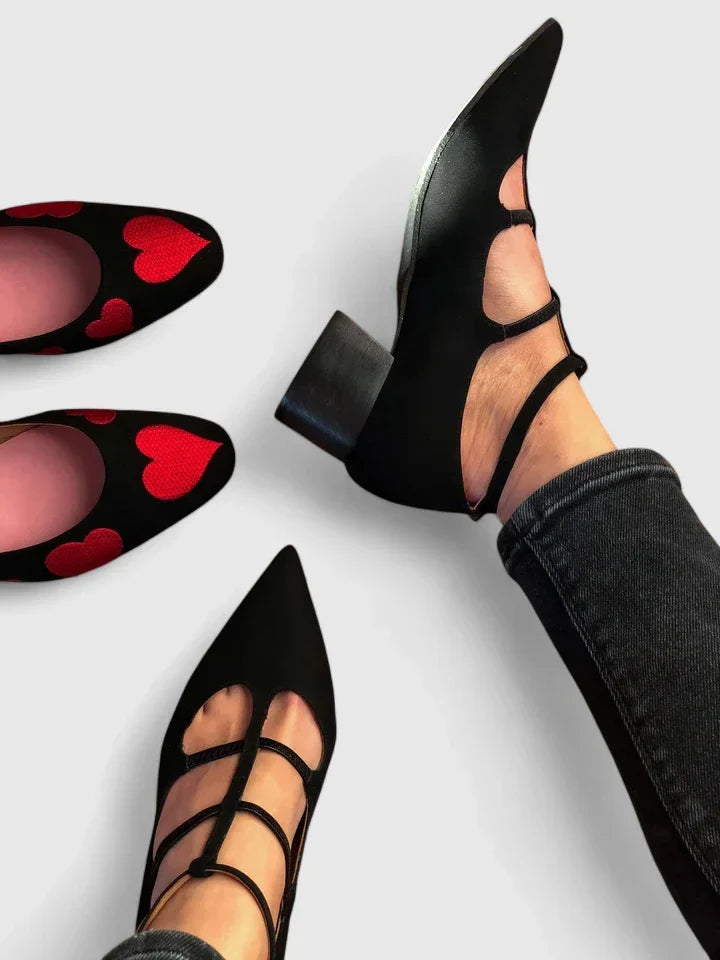 Orthopedic comfort heels for women, designed for all-day support. Stylish & versatile for any occasion.