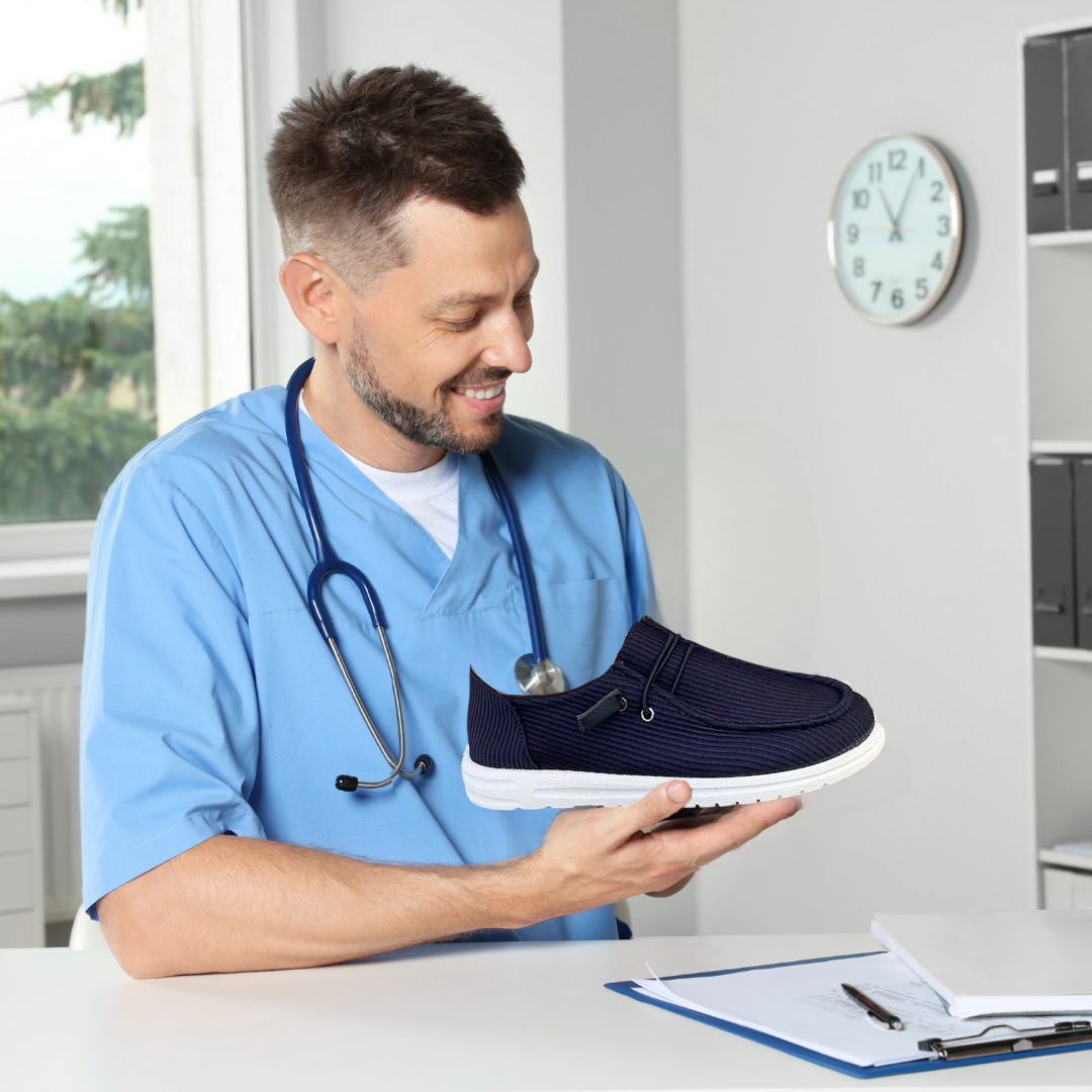 Supportive orthopedic women's shoes, designed for all-day comfort, ideal for walking & daily leisure activities.