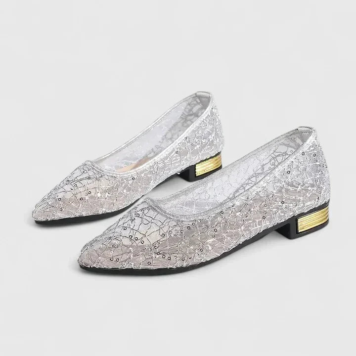 Gold women's orthopedic walking shoes, designed for comfort, foot support, and casual wear.