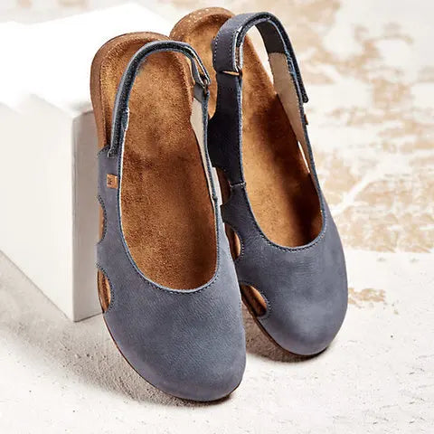 Stylish women's casual sandals featuring orthopedic support & cushioned comfort for active lifestyles.