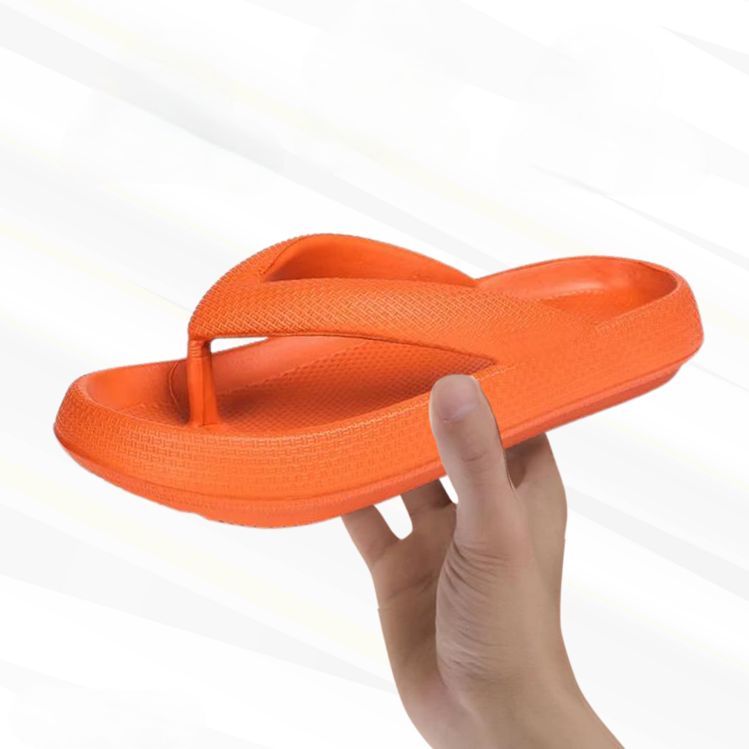 Orthopedic women's flip-flops, designed for arch support & effective foot pain relief.