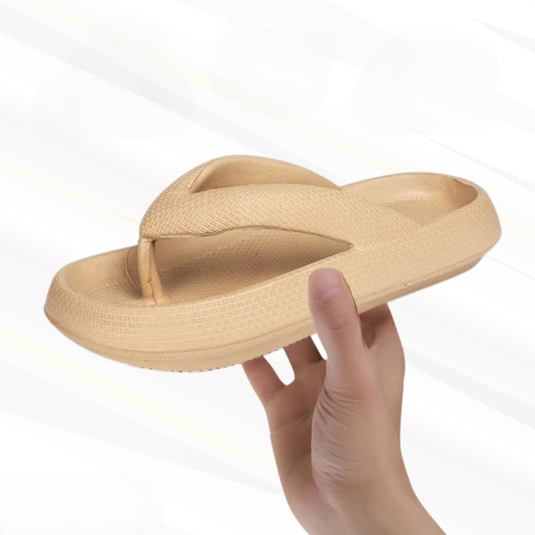 Women's Elara orthopedic comfort flip-flops, lightweight & supportive for daily wear.