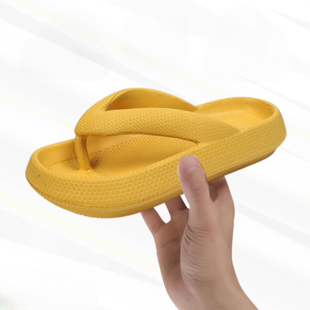Women's walking sandals, orthopedic flip-flops offering all-day arch support & comfort.