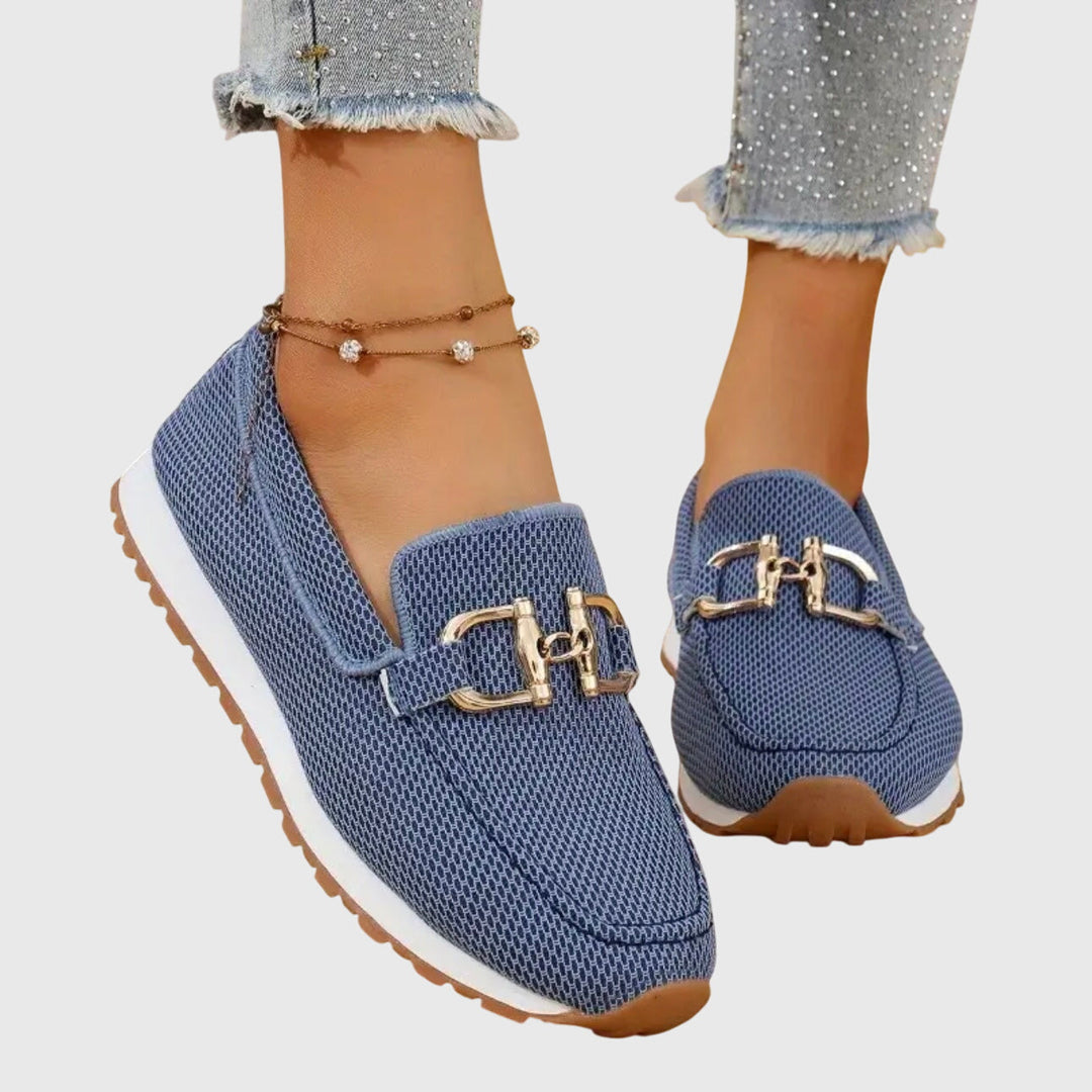 Women's orthopedic loafers for all-day comfort, stylish slip-on flats.