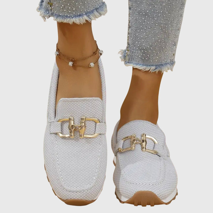 Comfortable women's orthopedic flats, versatile slip-on loafers for everyday elegance.