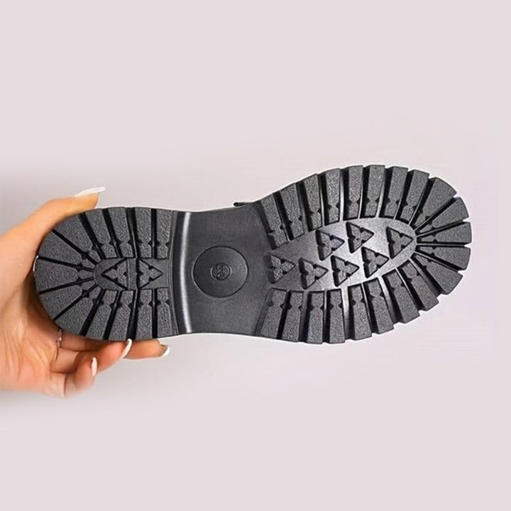 Women's platform loafers, orthopedic slip-on style with arch support for supreme comfort.