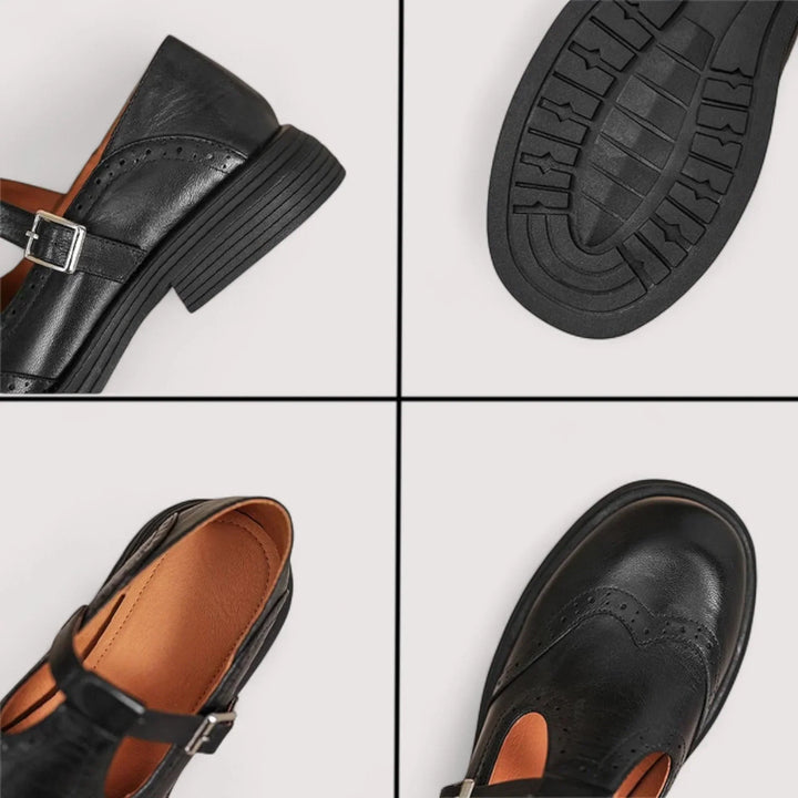 Women's comfort Mary Jane shoes, designed with foot support & a casual, chic orthopedic style.