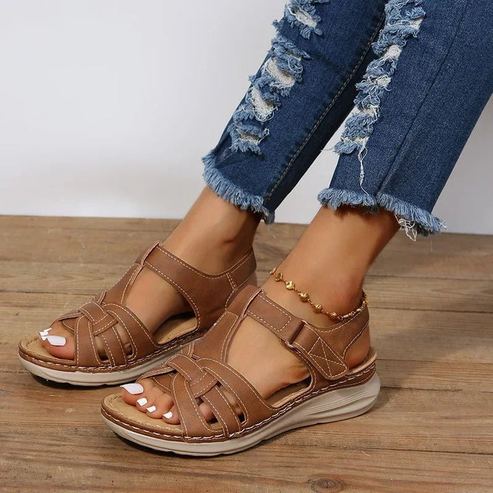 Women's orthopedic sandals offering therapeutic comfort & chic style. Ideal for foot support & pain relief.