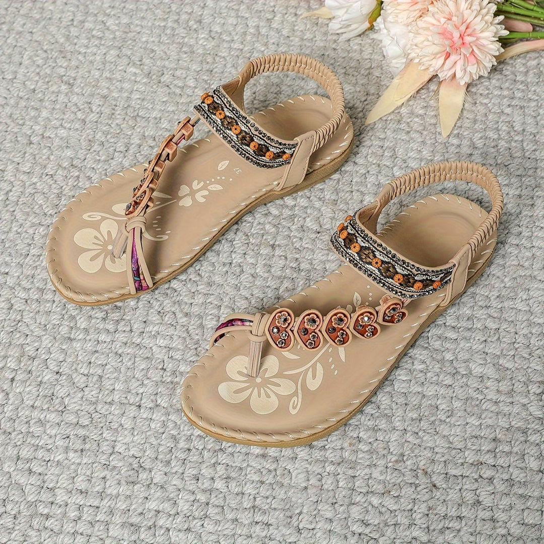 Adjustable straps on women's comfort sandals, ensuring a secure, customized fit for various foot types.