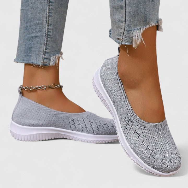 Lightweight women's slip-on orthopedic shoes, designed for comfort, support, and easy everyday wear.