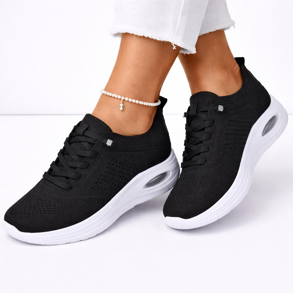 Women's orthopedic slip-on sneakers for everyday comfort, ideal for walking & foot health.