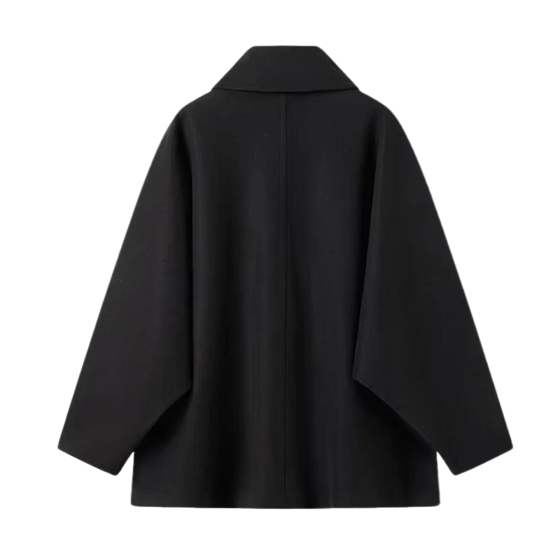 Casual women's oversized button-up jacket, great for spring, fall & everyday fashion.