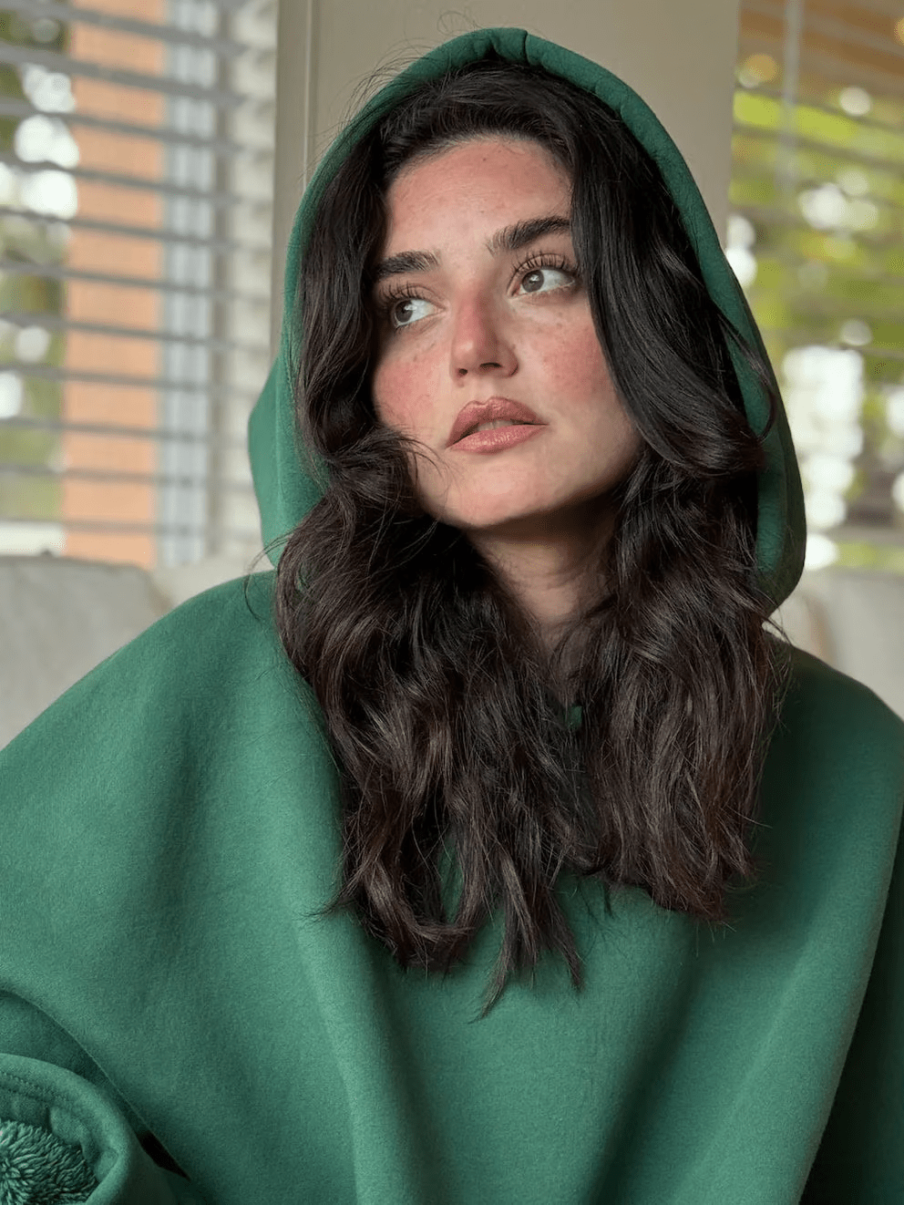 Oversized comfort hoodie, calming and soft for loungewear.