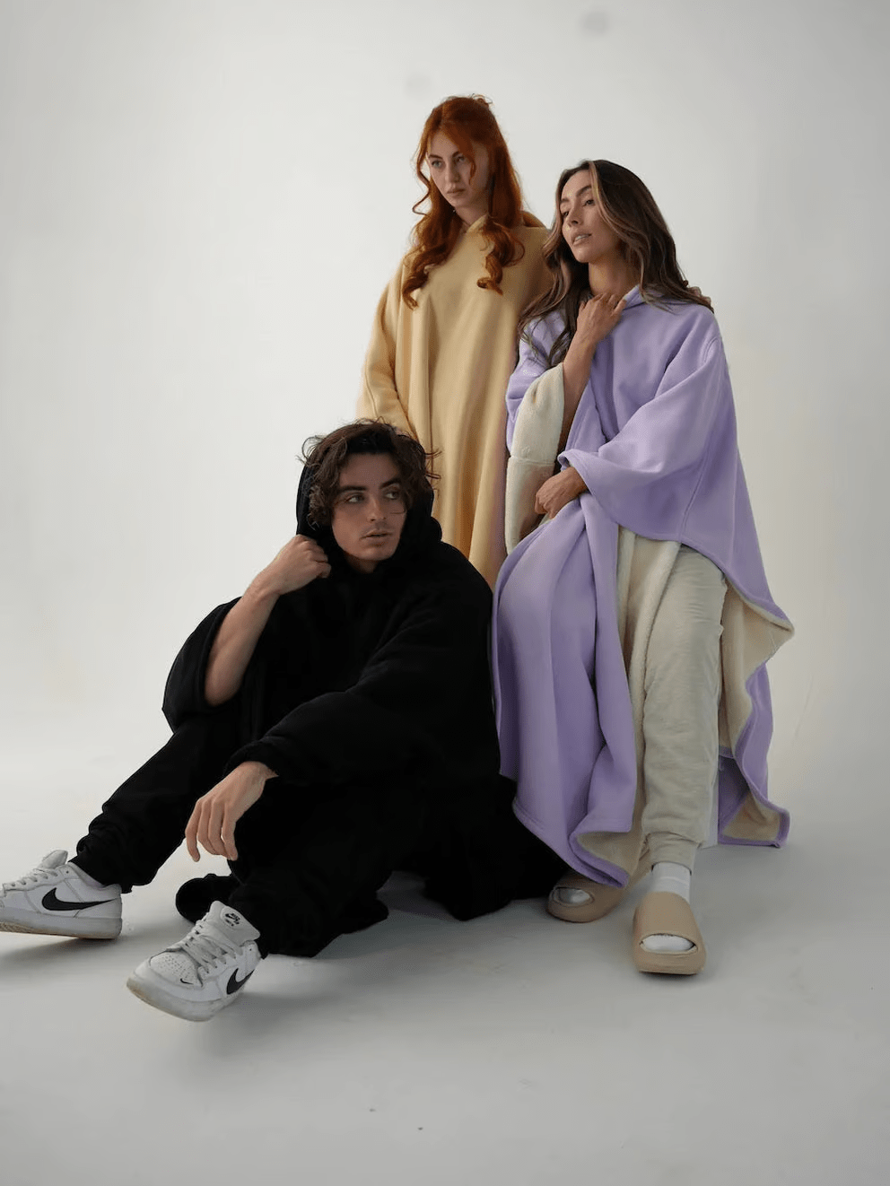 Women's oversized calming hoodie, essential for a relaxed, comfortable, & stylish look.