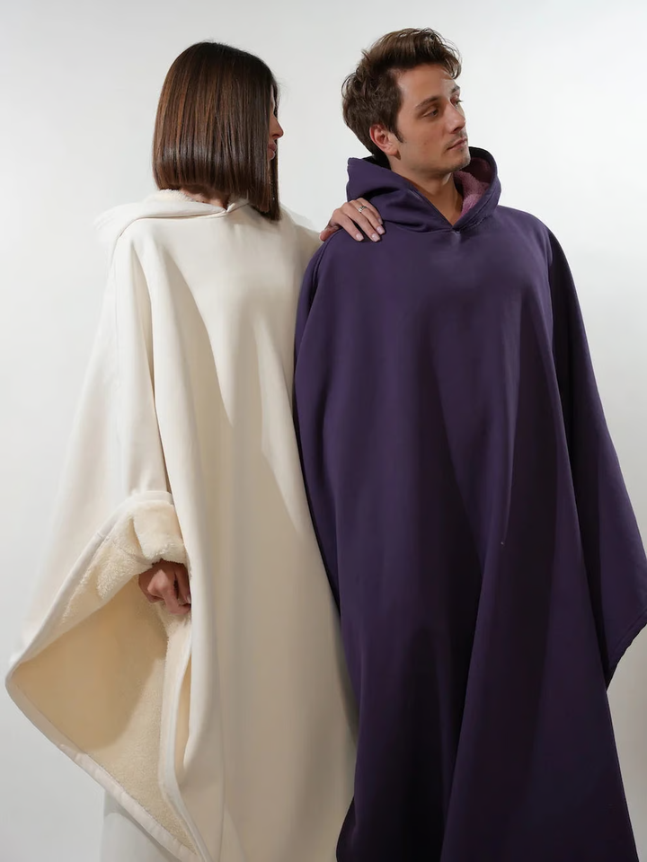 Plush interior women's oversized calming hoodie, designed for ultimate cozy comfort.
