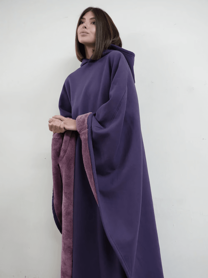 Soft women's oversized calming hoodie, a must-have for cozy, relaxed moments.