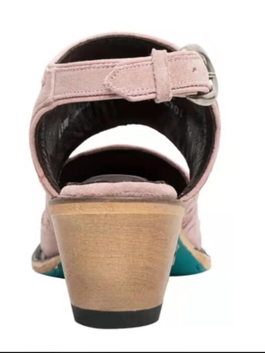 Pink embroidered snip toe ankle cowgirl boots for women, perfect for festivals & bohemian style. Features unique slingback.