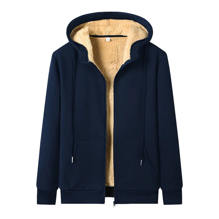 Women's plus-size hooded winter jacket, ultimate cold protection. Warm fleece, oversized fit for winter fashion.