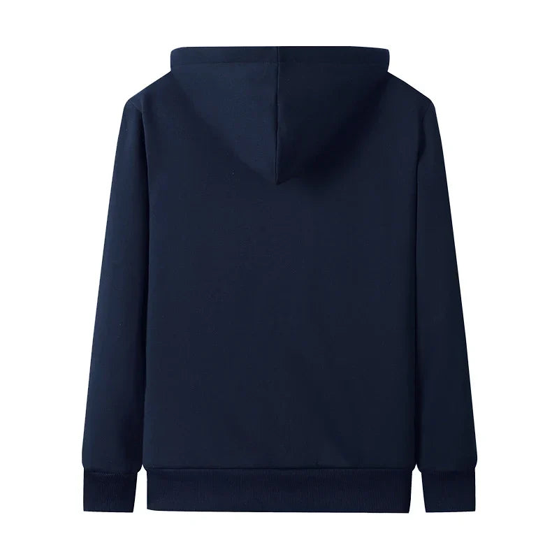 Warm plus-size women's fleece fall hoodie jacket. Designed for cold weather, ultimate comfort & style.