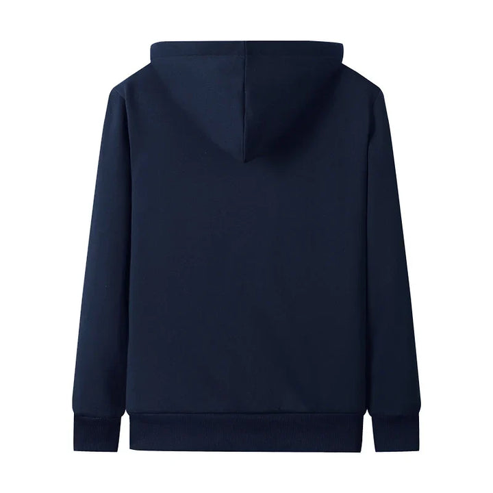 Warm plus-size women's fleece fall hoodie jacket. Designed for cold weather, ultimate comfort & style.