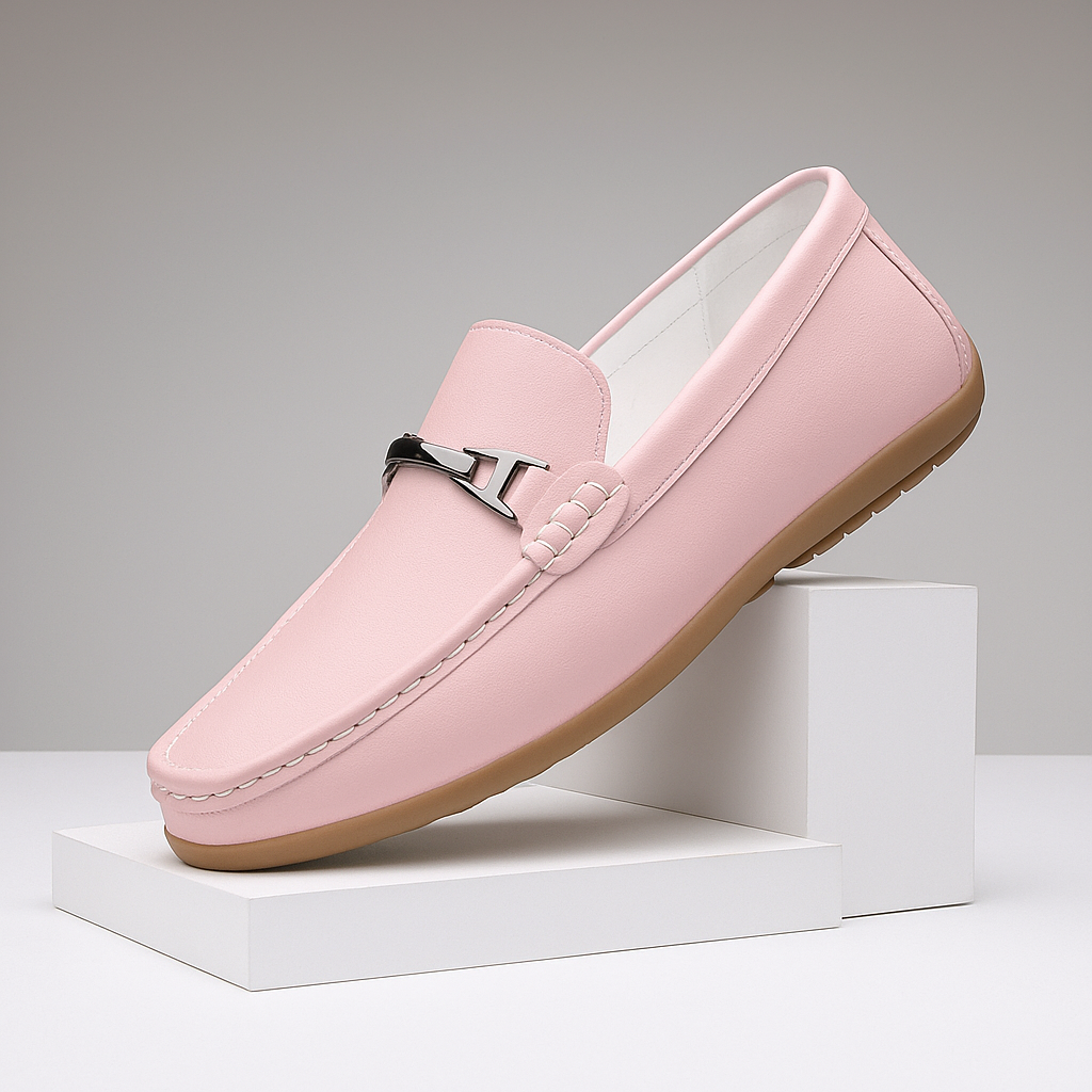 Women's casual leather loafers, a comfortable and chic footwear option for everyday