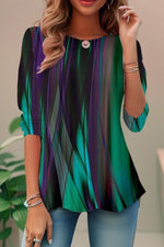 Purple and Green