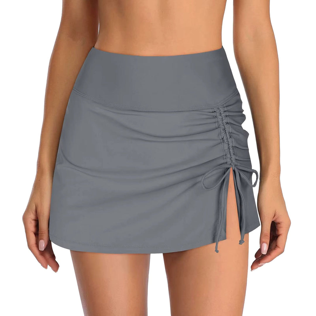 Women's Liv quick-dry swim shorts with a stylish side slit & adjustable waist for ultimate comfort.