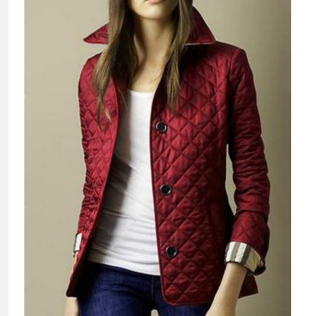 Women's quilted transitional jacket 'Armina' with button closure, perfect for spring & autumn outerwear.