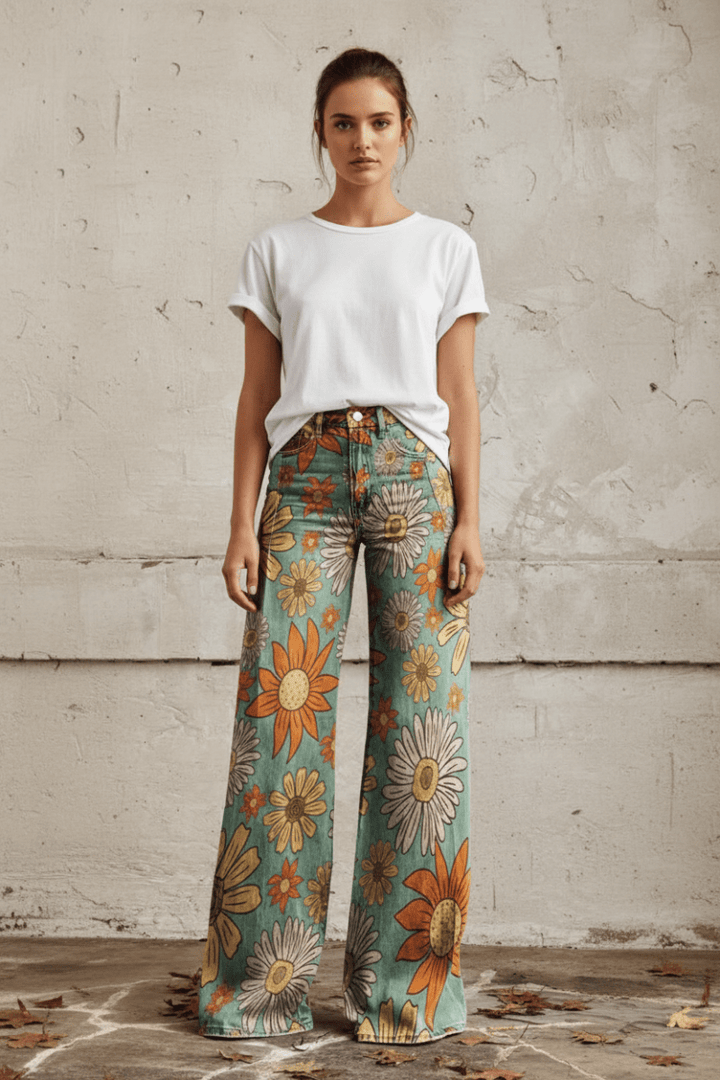 Women's casual summer jeans, baggy fit for ultimate comfort and breathability.
