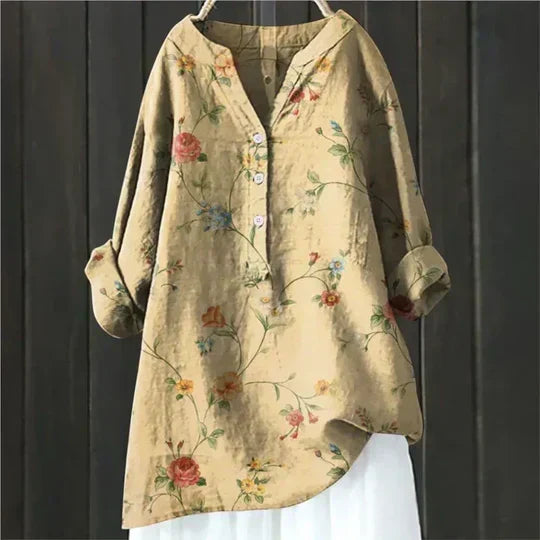 Soft, comfortable women's relaxed fit top, perfect for casual outings or warm summer days.