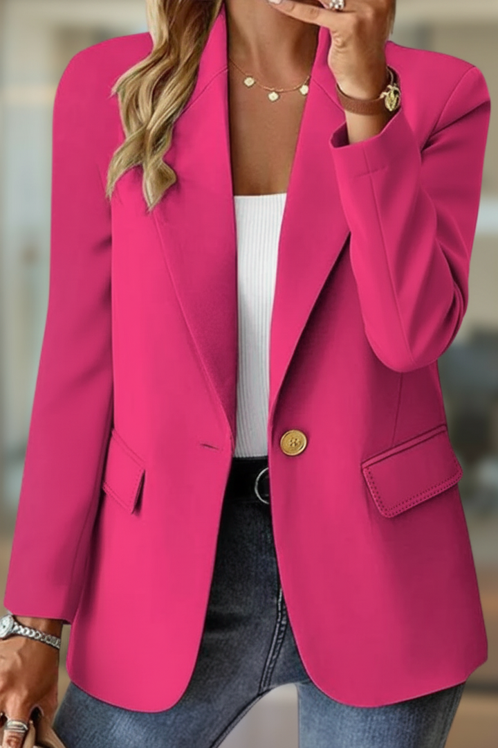 Professional women's relaxed tailored blazer, perfect for office, business casual, or elevated everyday.