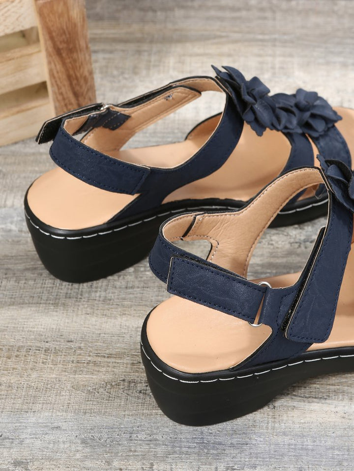Orthopedic summer sandals for women, retro gladiator style with comfortable wedge support.
