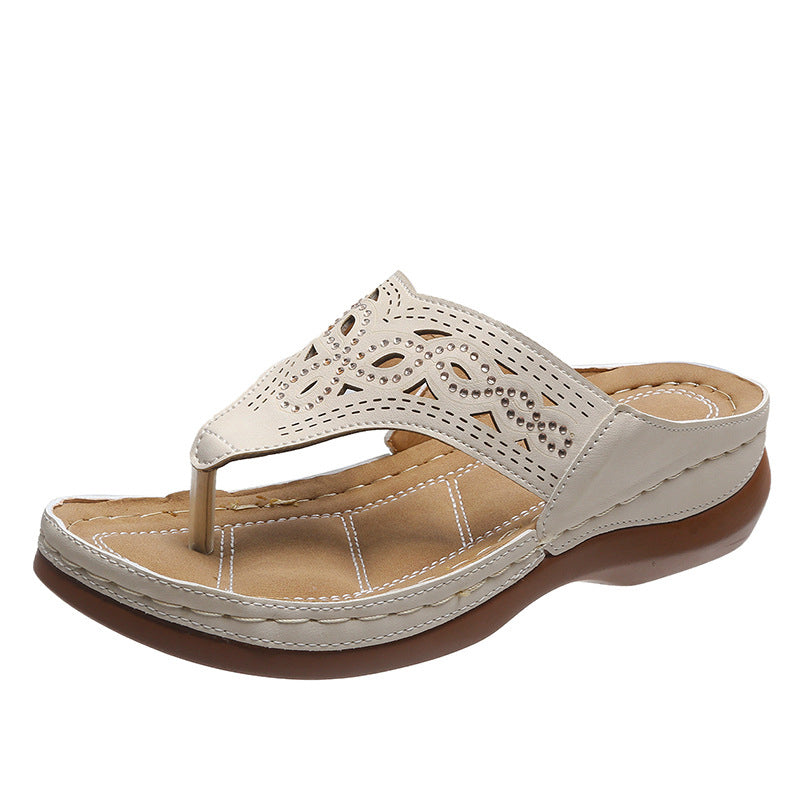 Sophisticated women's rhinestone arch support sandals for all-day comfort and style