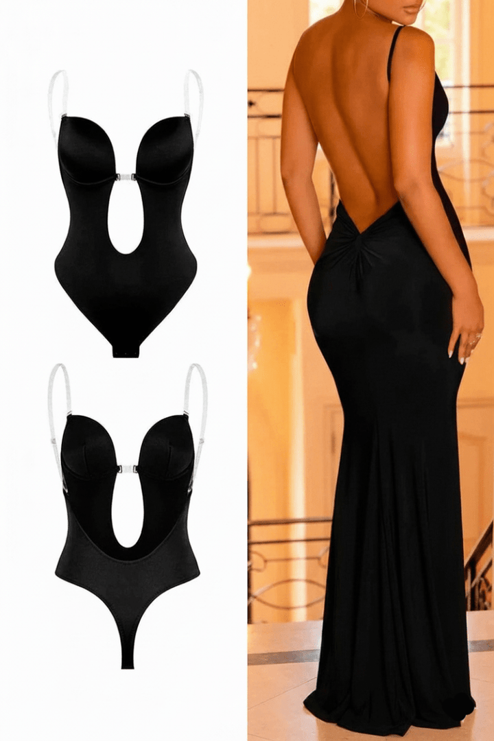 Comfortable women's seamless backless body shaper, everyday smoothing undergarment & waist trainer.